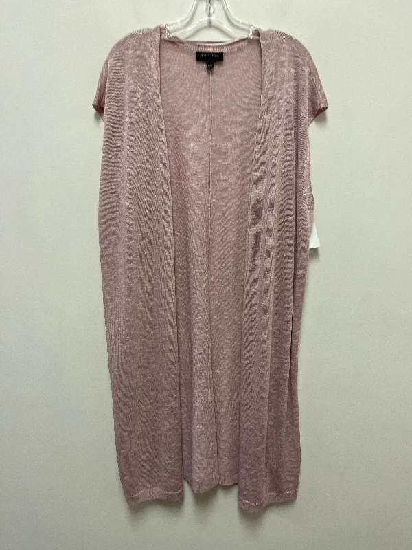 Sweater Cardigan By Lane Bryant In Pink, Size: 2x