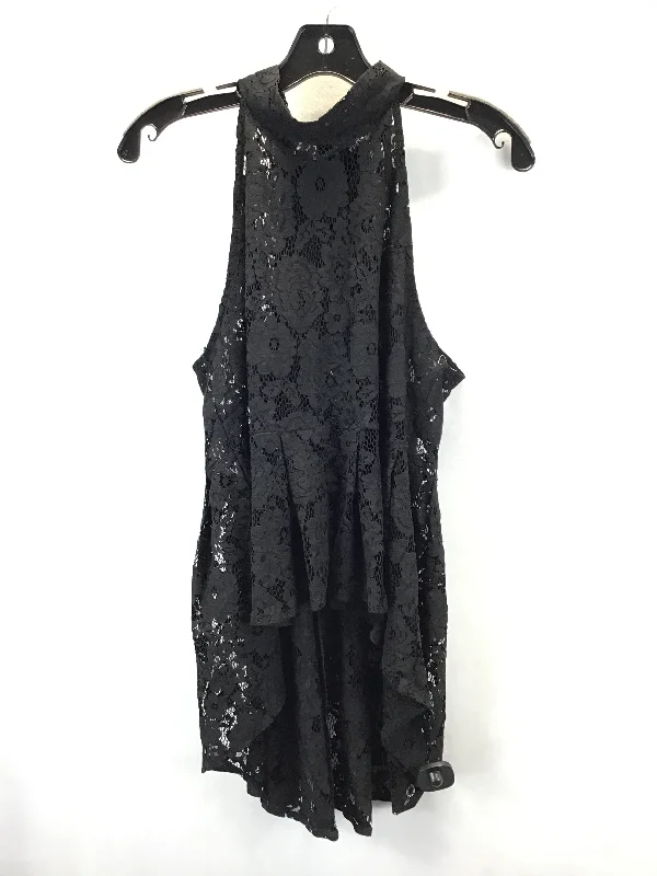 Top Sleeveless By Shein In Black, Size: M