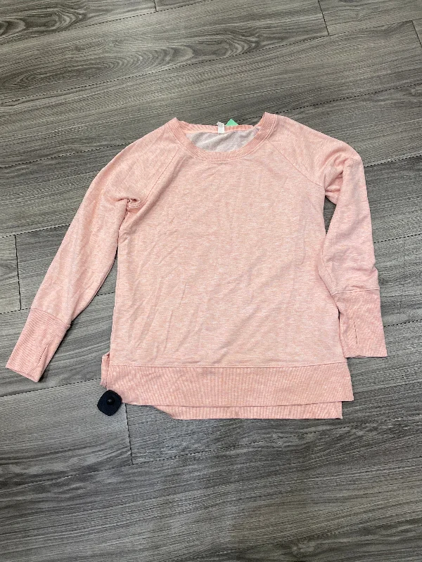 Sweatshirt Crewneck By Rbx In Pink, Size: M