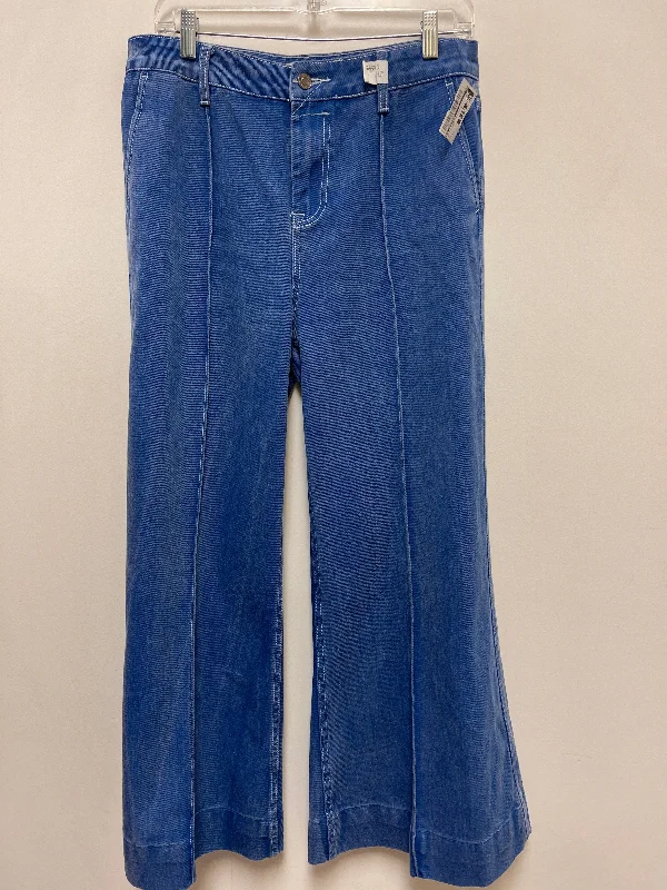 Jeans Wide Leg By By Together In Blue Denim, Size: 12