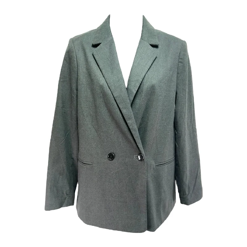 Blazer By Banana Republic In Grey & Orange, Size: 6