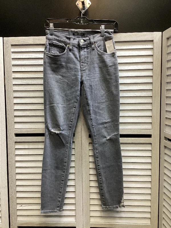 Jeans Skinny By Lucky Brand In Grey, Size: 0