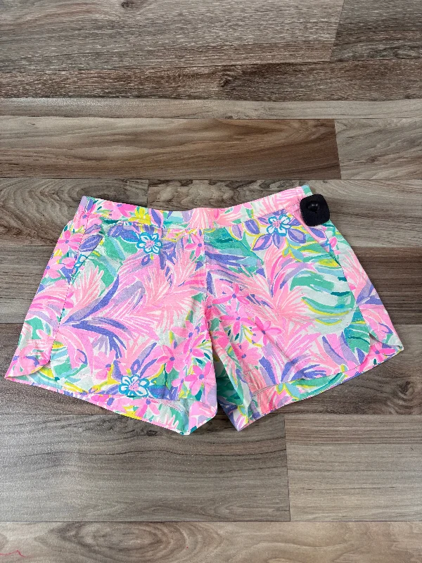 Shorts Designer By Lilly Pulitzer In Pink & Purple, Size: S