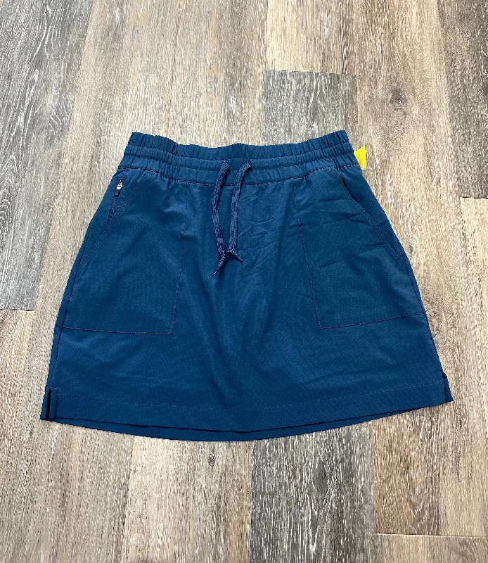 Athletic Skort By Adidas In Blue, Size: S