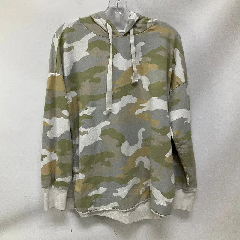 Sweatshirt Hoodie By Aerie In Camouflage Print, Size: M