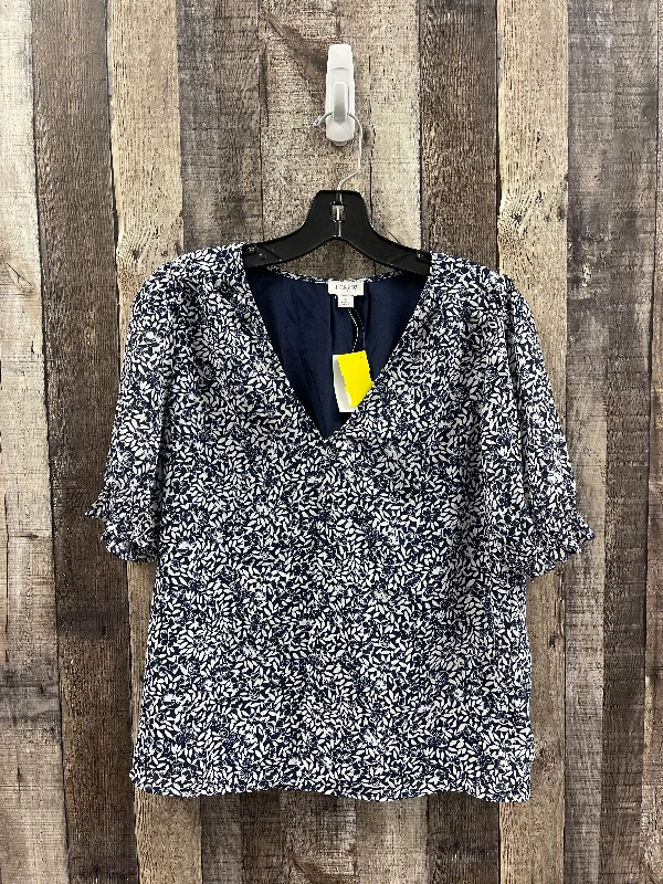 Top Short Sleeve By J. Crew In Blue, Size: S