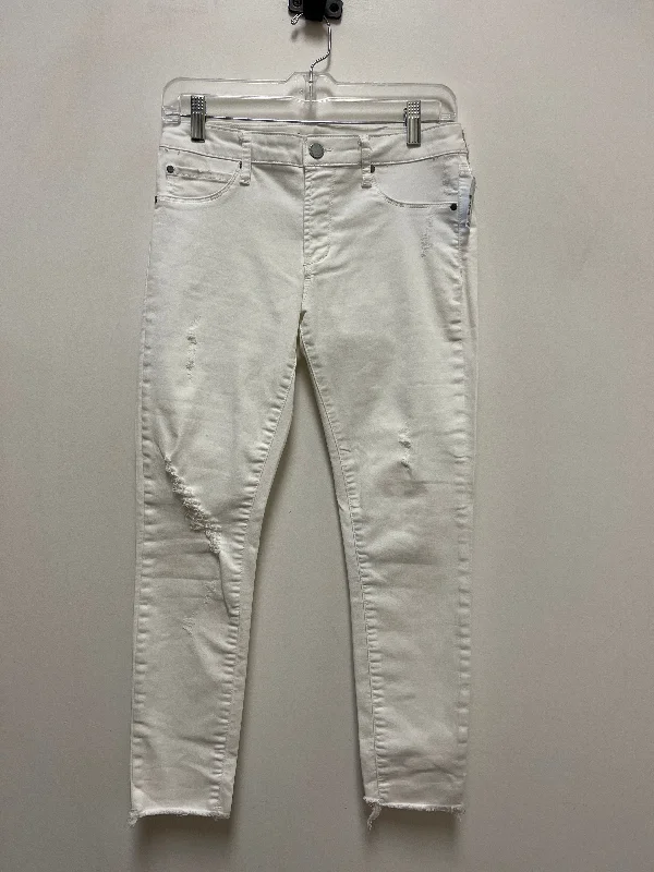 Jeans Skinny By Articles Of Society In White Denim, Size: 4