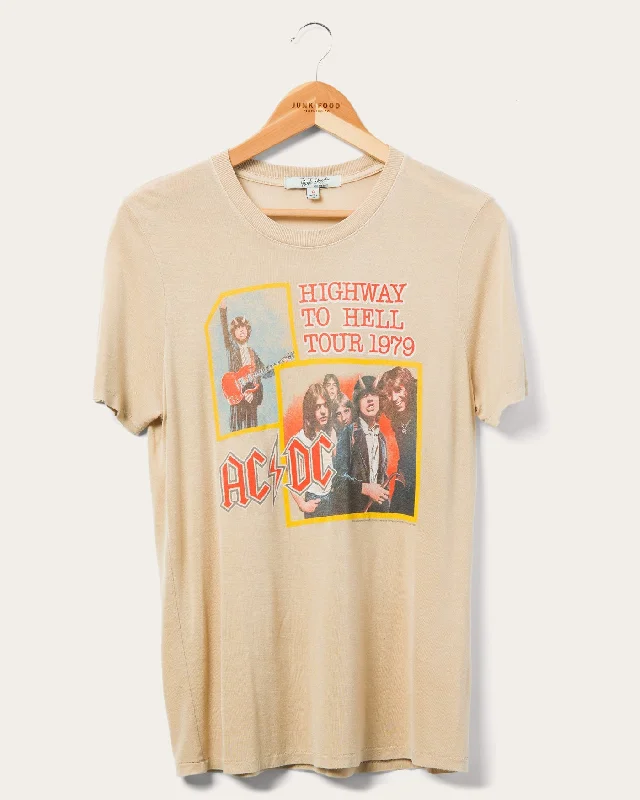 Womens AC/DC Highway to Hell Vintage Tissue Tee