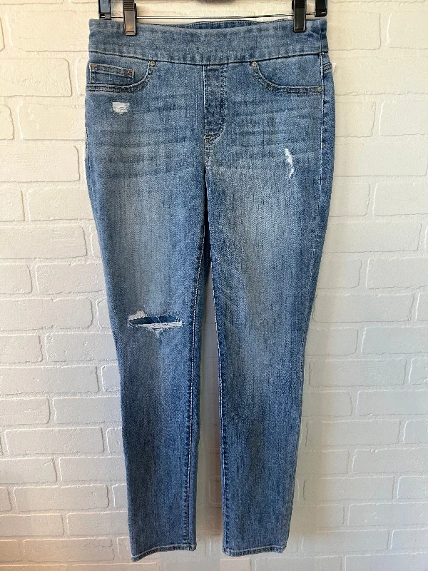 Jeans Jeggings By Chicos In Blue Denim, Size: 2