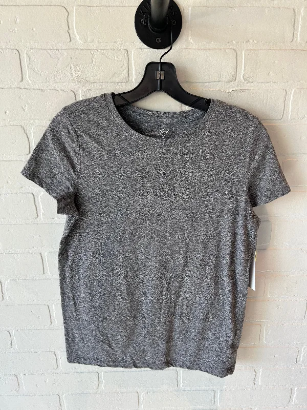 Top Short Sleeve Basic By Universal Thread In Grey, Size: S