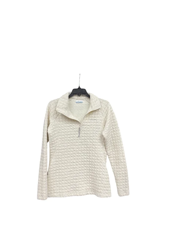 Sweatshirt Collar By Columbia In Cream, Size: S