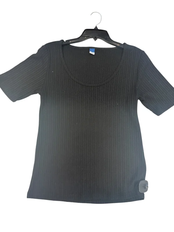 Top Short Sleeve By Old Navy In Black, Size: L