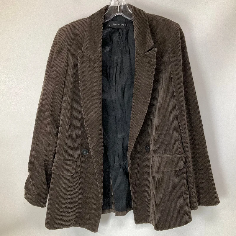 Blazer By Zara Women In Brown, Size: Xs