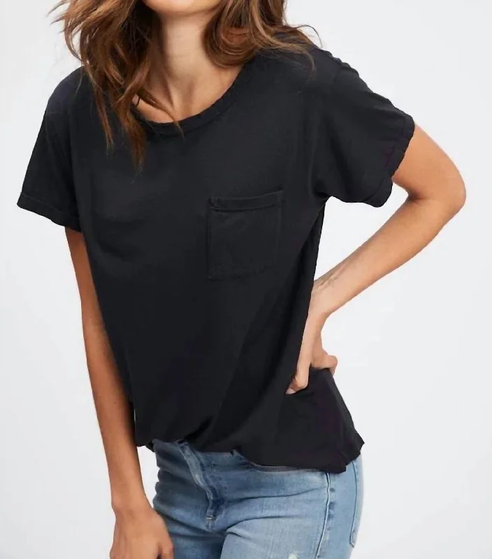 Pocket Tee In Black