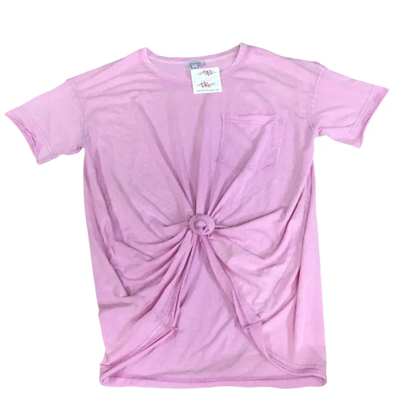 Top Short Sleeve By White Birch In Pink, Size: S