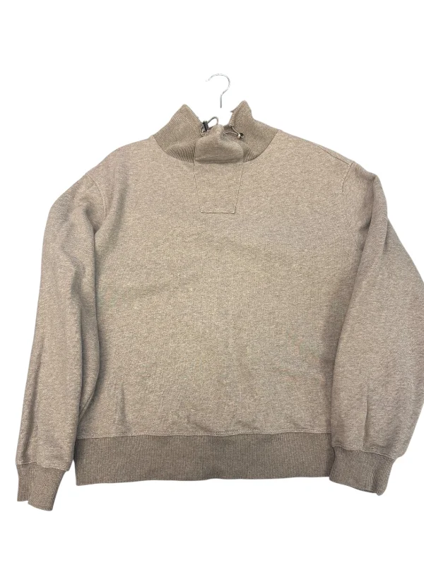 Sweatshirt Collar By Varley In Brown, Size: Xs