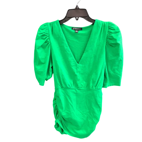 Tunic Short Sleeve By Inc In Green, Size: M