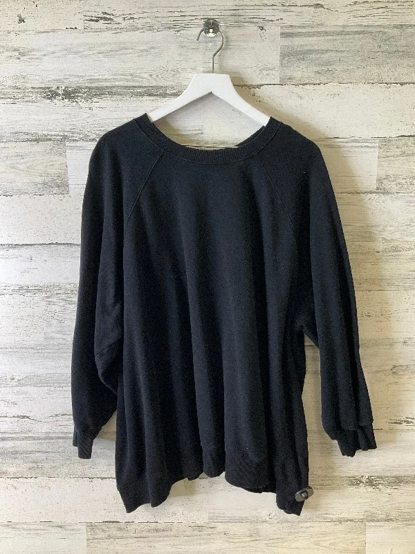 Sweatshirt Crewneck By Old Navy In Black, Size: 4x