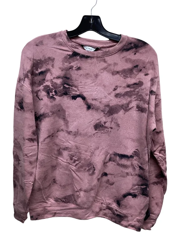 Sweatshirt Crewneck By Athleta In Tie Dye Print, Size: Xs