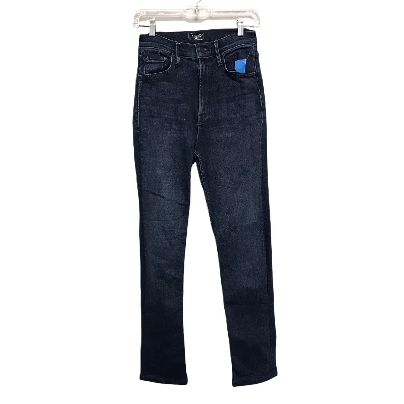 Jeans Skinny By Mother Jeans In Blue Denim, Size: 0