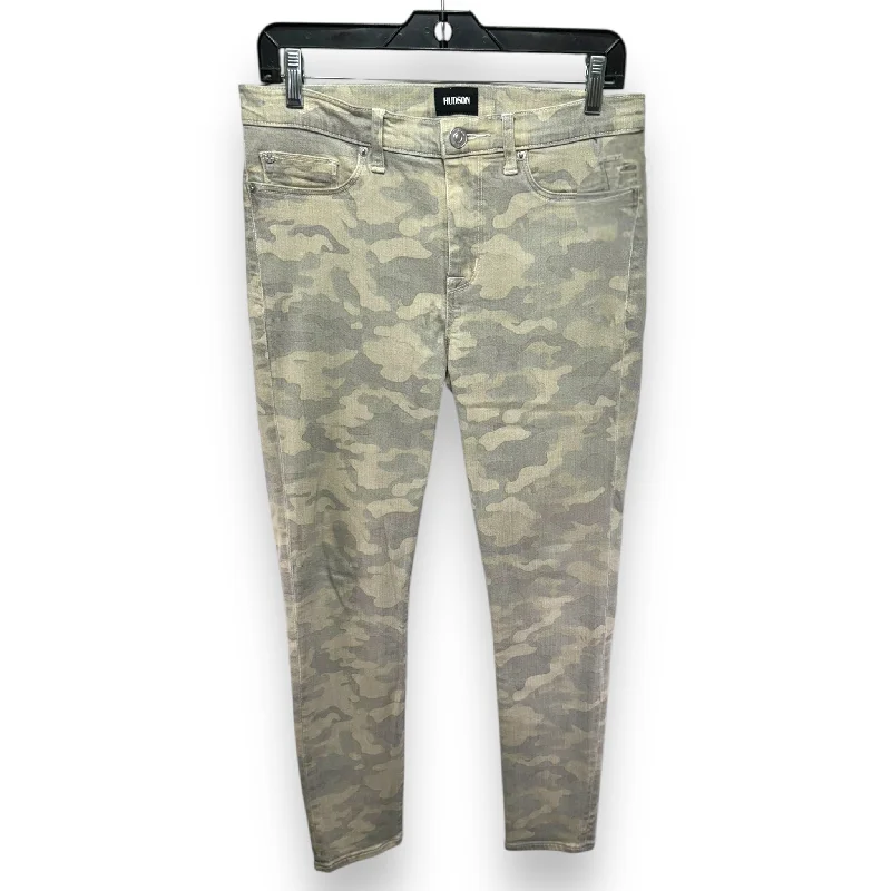 Jeans Skinny By Hudson In Camouflage Print, Size: 8