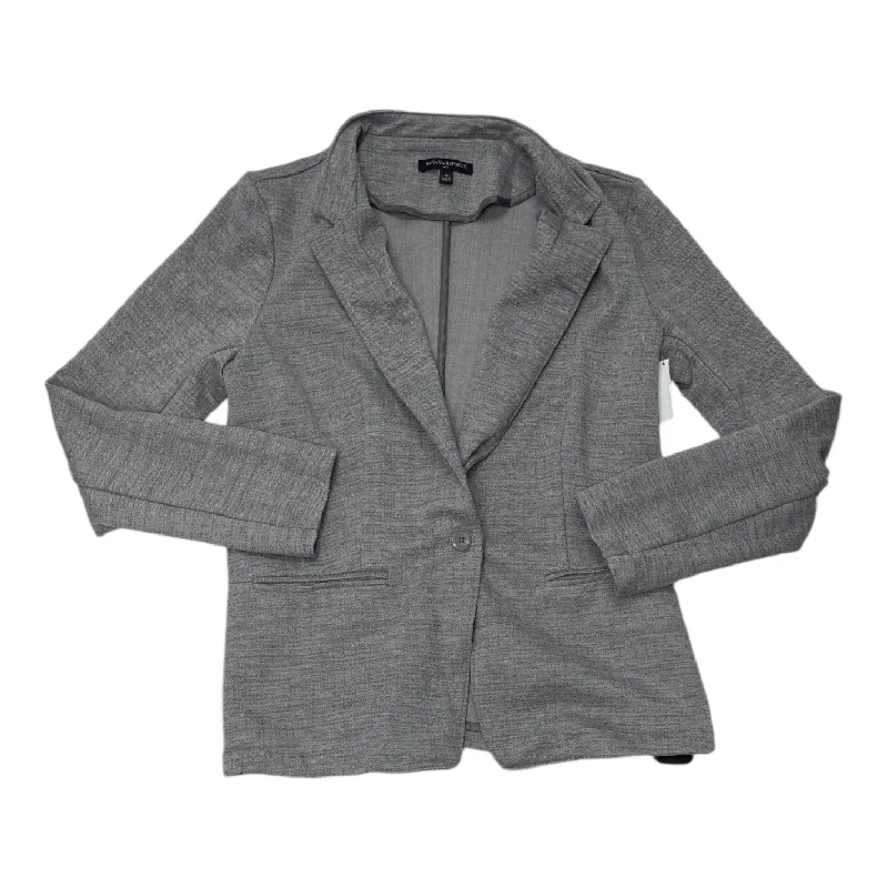 Blazer By Banana Republic In Grey, Size: M