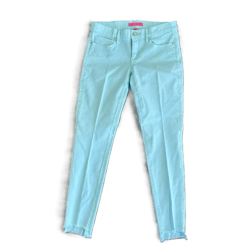 Jeans Designer By Lilly Pulitzer In Green, Size: 4