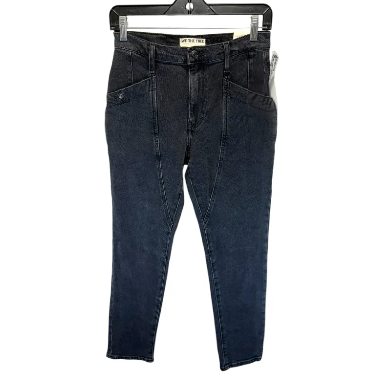 Jeans Cropped By We The Free In Black Denim, Size: 4