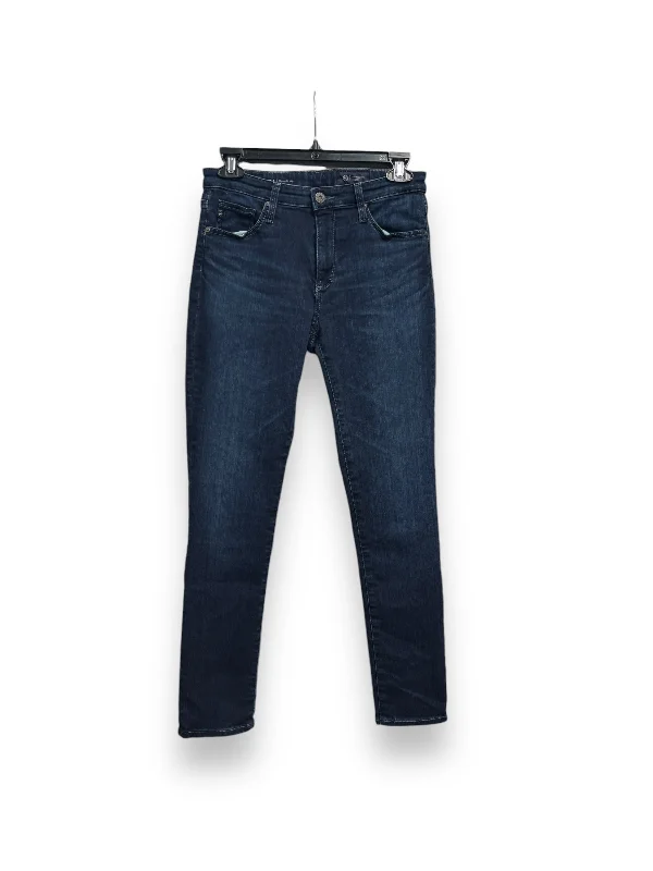 Jeans Skinny By Adriano Goldschmied In Blue Denim, Size: 4