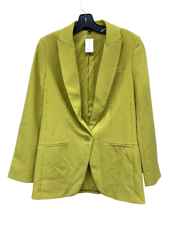 Blazer By Express In Yellow, Size: S