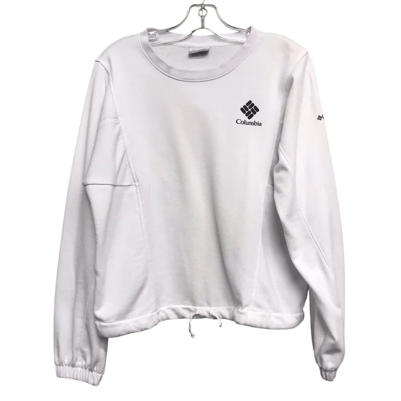 Sweatshirt Crewneck By Columbia In White, Size:S