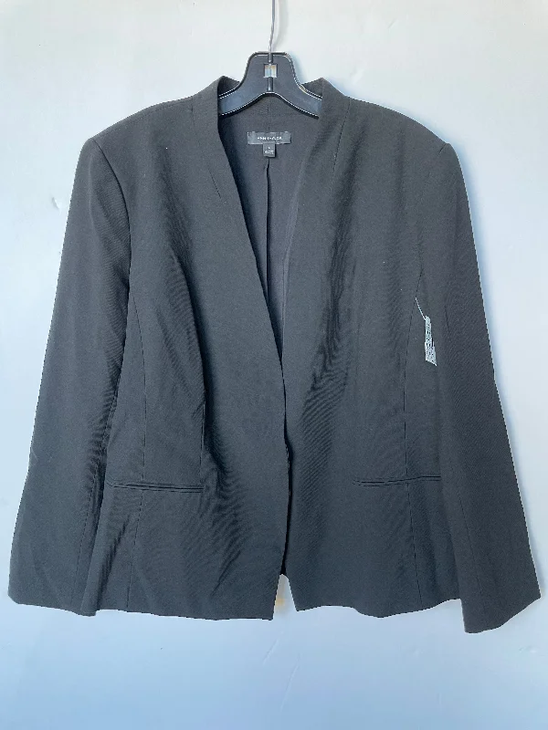 Blazer By Ann Taylor In Black, Size: 18