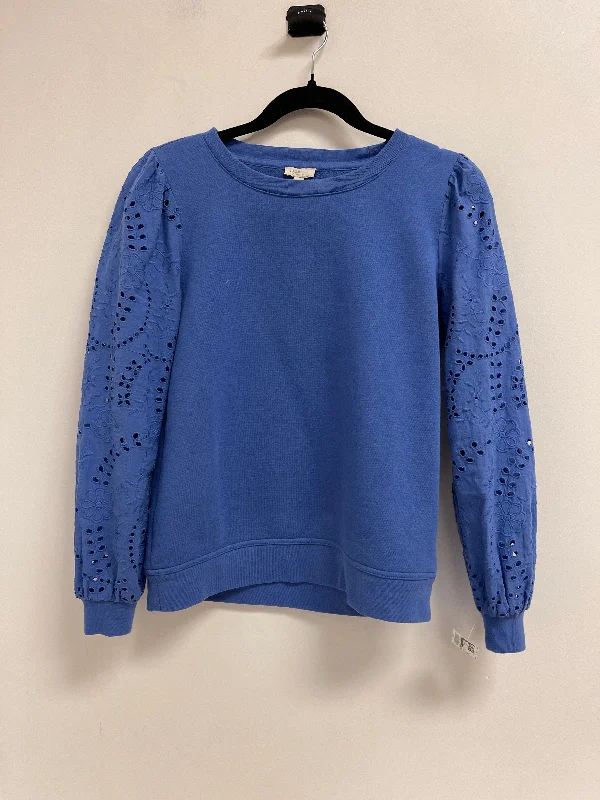 Sweatshirt Crewneck By Talbots In Blue, Size: Sp