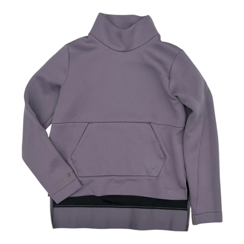 Athletic Sweatshirt Collar By Under Armour In Purple, Size:M