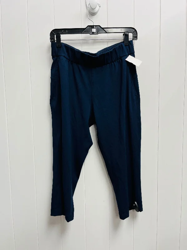 Athletic Capris By Lululemon In Navy, Size: 6