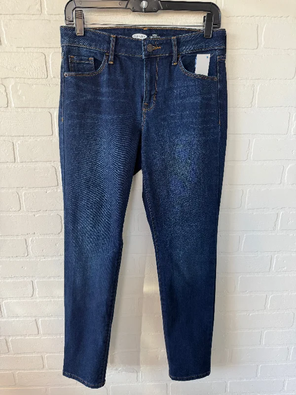 Jeans Straight By Old Navy In Blue Denim, Size: 4