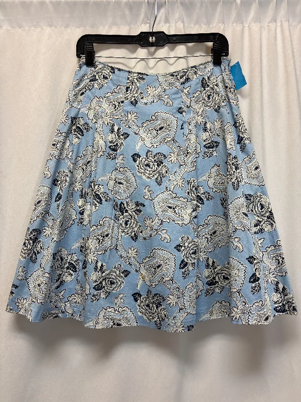 Skirt Midi By Talbots In Blue, Size: 4p