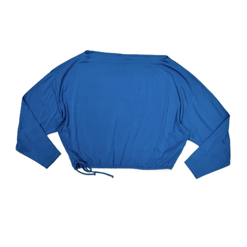 Top Long Sleeve By Athleta In Blue, Size: Xs