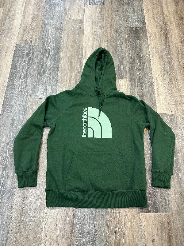 Sweatshirt Hoodie By The North Face In Green, Size: L