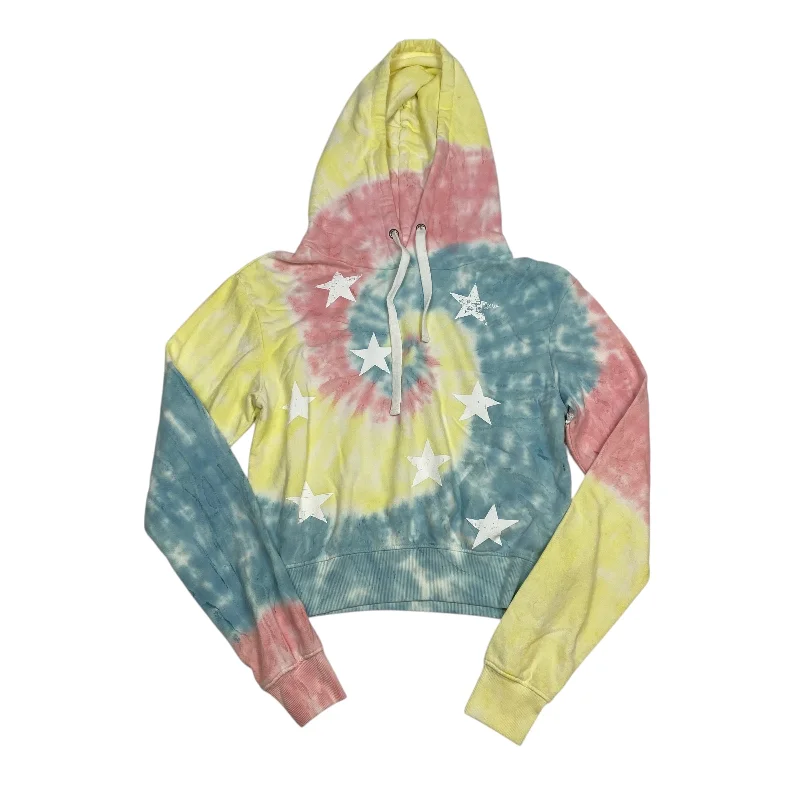 Sweatshirt Hoodie By Chrldr In Tie Dye Print, Size: S