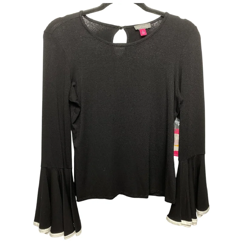 Top 3/4 Sleeve By Vince Camuto In Black & White, Size: Sp