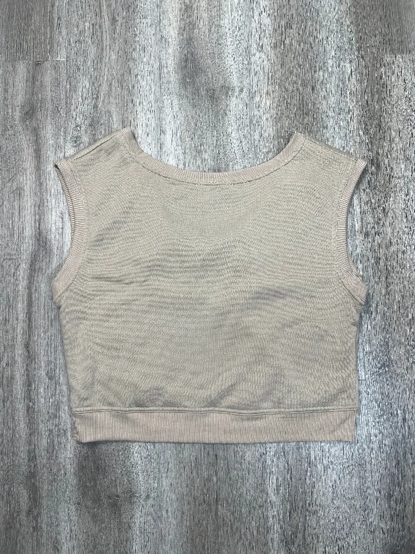 Top Sleeveless By Anthropologie In Brown, Size: M