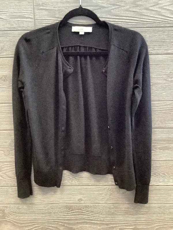 Black Sweater Cardigan Loft, Size S