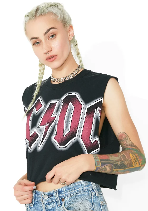 Shoot To Thrill Cropped Tee