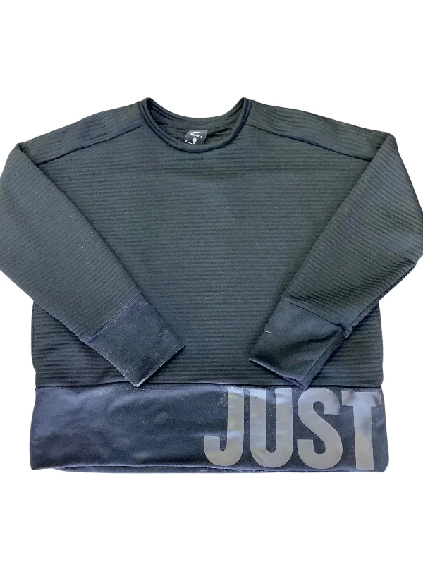 Sweatshirt Crewneck By Nike Apparel In Black, Size: M