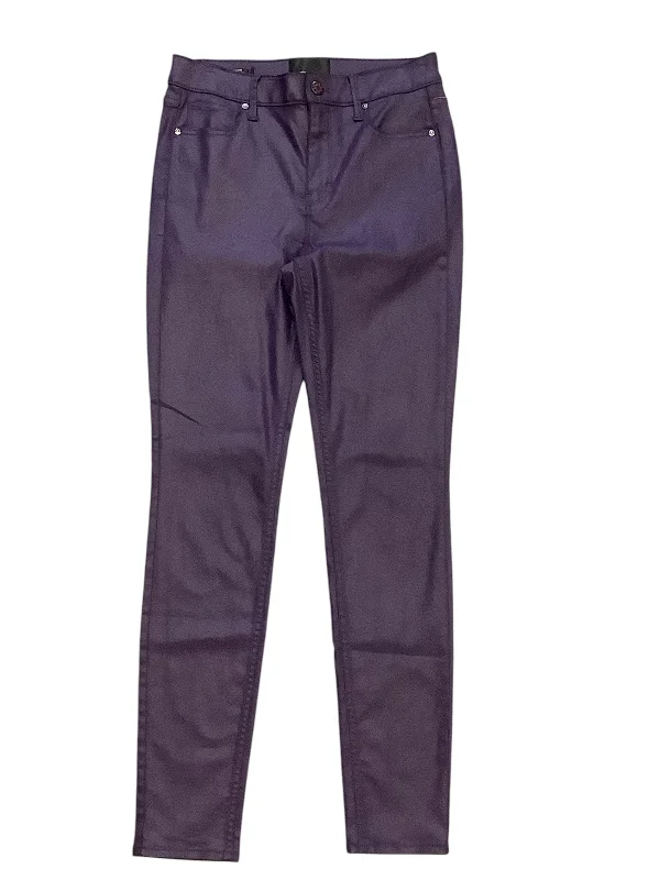 Jeans Skinny By White House Black Market In Purple, Size: 4