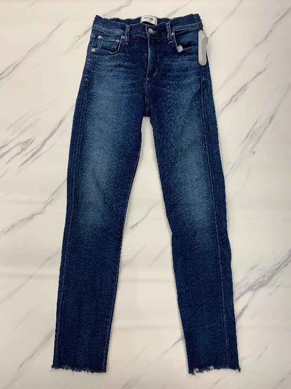 Jeans Skinny By Agolde In Blue, Size: 0