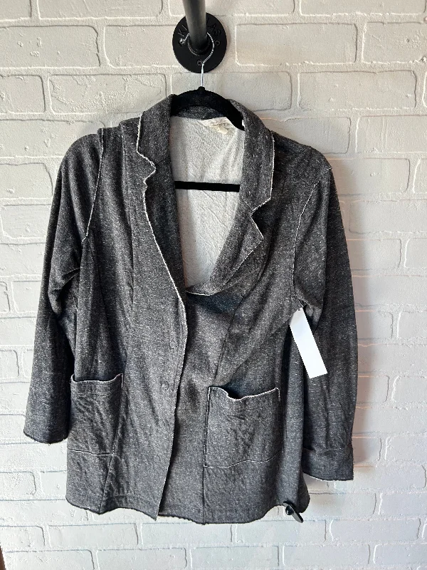 Blazer By Eileen Fisher In Grey, Size: M