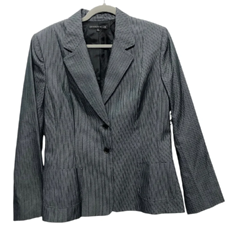 Blazer By Antonio Melani In Grey, Size: 14