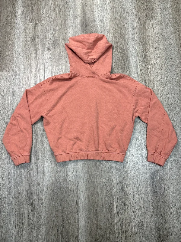 Sweatshirt Hoodie By Lululemon In Orange, Size: S